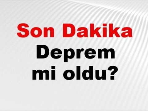 Antalya’da Deprem Oldu! 26 Mart 2026 Son Dakika Gelişmeleri