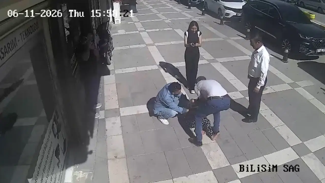 12 yaşındaki çocuk 2’nci kattan düştü: O anlar kamerada