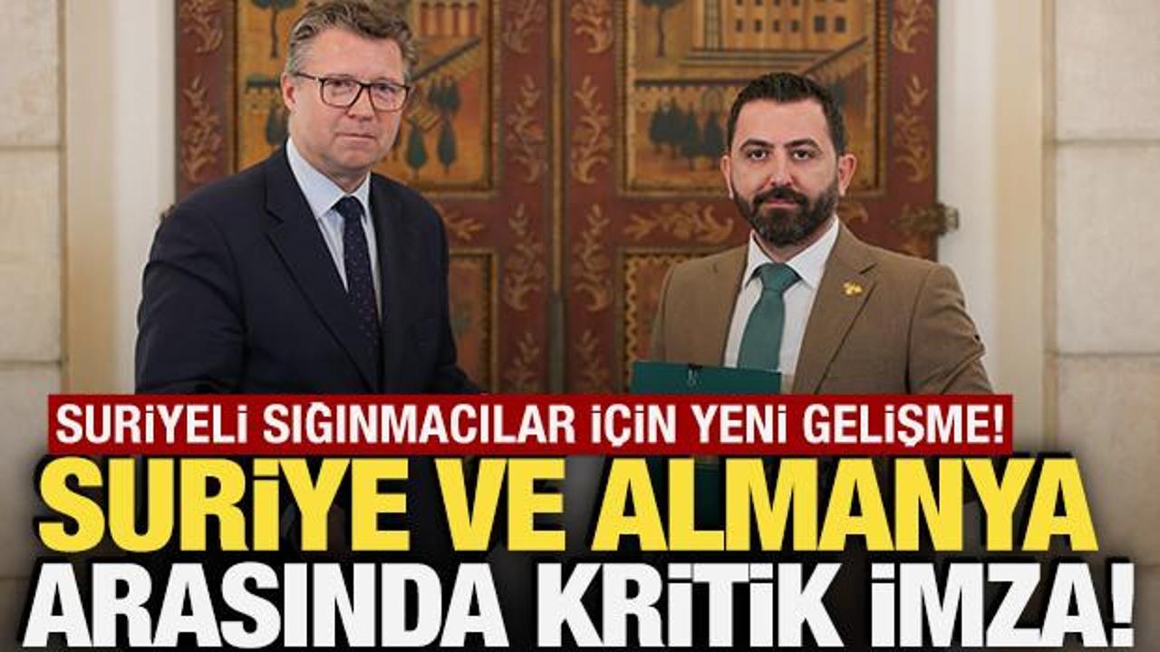 Suriye ve almanya arasinda kritik imza suriyeli siginmacilar icin yeni gelisme CvpdPqHV